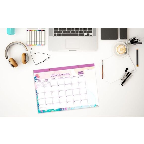 Desk Calendar 2023-2024 17x12 Wall 3 Pk Thick Paper & Notes Section Teacher S - Picture 6 of 13